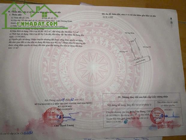Bán đất Hưng Đạo - Dương Kinh - Hải Phòng - 5