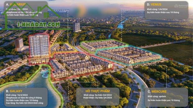 BÁN LÔ SHOPHOUSE CÓ HẦM SIÊU ĐẸP DỰ ÁN VAQUARIUS VĂN GIANG - 2