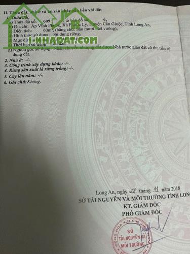 CẦN BÁN NHÀ TẠI HUYỆN CẦN GIUỘC - TỈNH LONG AN