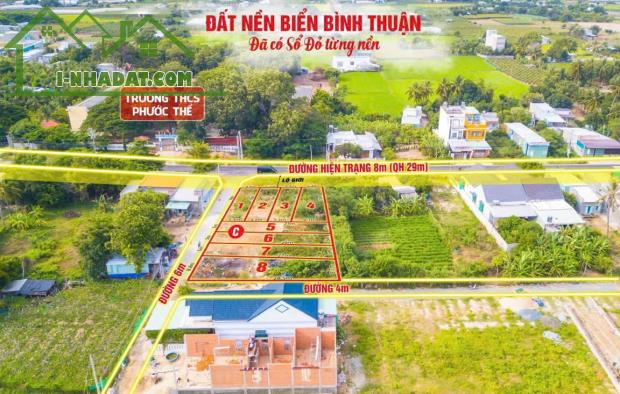BÁN NHANH: Lô Đất Biển Tuy Phong, Bình Thuận – Giá Chỉ 240 Triệu, Thổ Cư 100%! - 2