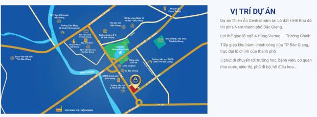 Bán căn chung cư Thiên Ân Central 2 phòng ngủ đường Hùng Vương TP BG gần Diamond Paragon - 1