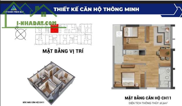 Bán căn chung cư Thiên Ân Central 2 phòng ngủ đường Hùng Vương TP BG gần Diamond Paragon - 3