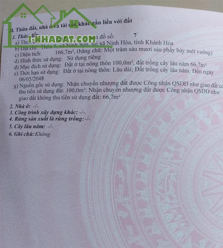 ĐẤT SIÊU ĐẸP GIÁ TỐT Cần Bán Lô Đất Vị Trí Đẹp Tại Xã Ninh Sơn, Thị Xã Ninh Hòa, Khánh Hòa