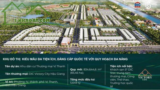 25 căn mở bán sớm DIC VICTORY CITY chỉ 10tr5/m2. Chiết khấu 10% + Booking sớm giảm 3%. LH - 1