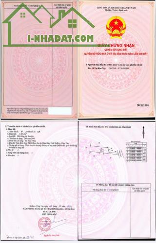 CHÍNH CHỦ Cần Bán Nhanh Đất Mặt Tiền Đường Nhựa Tại Xã Đá Bạc, Châu Đức, Bà Rịa Vũng Tàu - 1