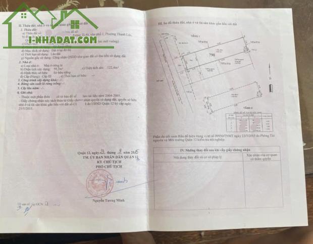 HAI LÔ ĐẤT  LIỀN KỀ THÀNH LỘC 39,  QUẬN 12 - 2