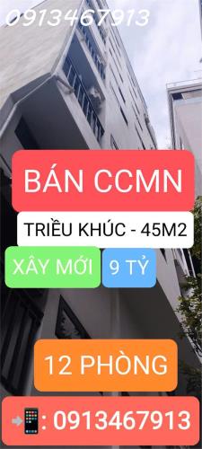 🔥 BÁN CCMN TUYỆT PHẨM TRIỀU KHÚC – 45M² – MT 7.2M – 8 TẦNG – 12 PHÒNG – DÒNG TIỀN - 4