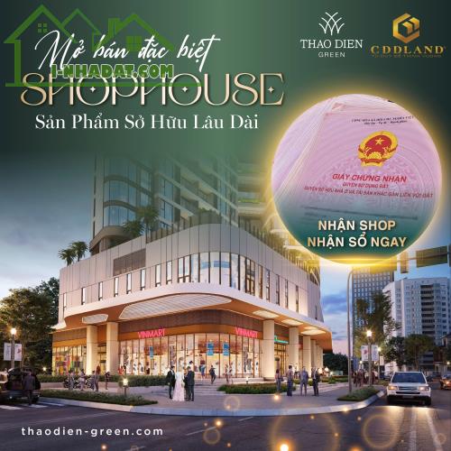 Mua Bán Shophouse sỏ hửu sổ hồng lâu dài tại Thảo Điền Green Nguyễn Văn Hưởng Quận 2 ,