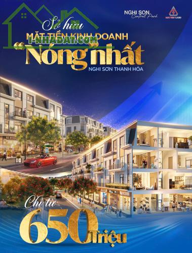 BÁN ĐẤT NỀN SỔ ĐỎ LÂU DÀI NGHI SƠN CENTRAL PARK CHỈ VỚI 650 TRIỆU - 2