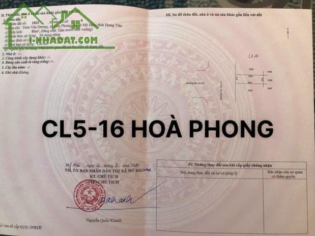 Cần bán giãn dân Hòa Phong, 80m MT5, Giá nhỉnh 2ty - 4