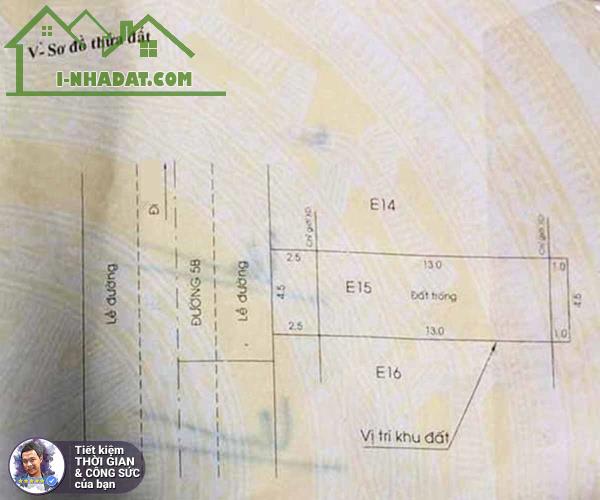 BÁN NHÀ ĐƯỜNG SỐ KHU HIM LAM. 74M2. 4.5MX16.6M. NHÀ CẤP 4. ĐƯỜNG 12M. SÁT QUẬN 1 - 2