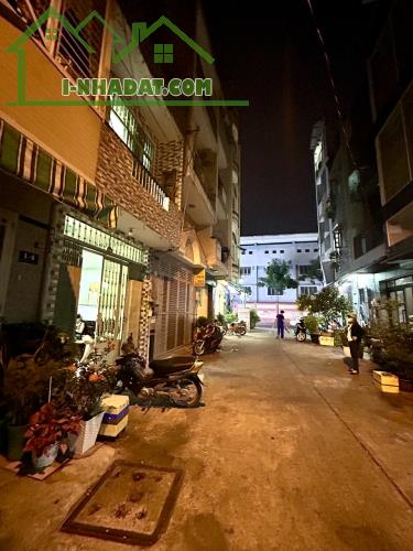 HẺM XE TẢI QUAY ĐẦU - KHU ĐƯỜNG SỐ P4.Q4 HIẾM NHÀ BÁN - GẦN HÀNG HÀNG VÀ HỒ BƠI. - 1