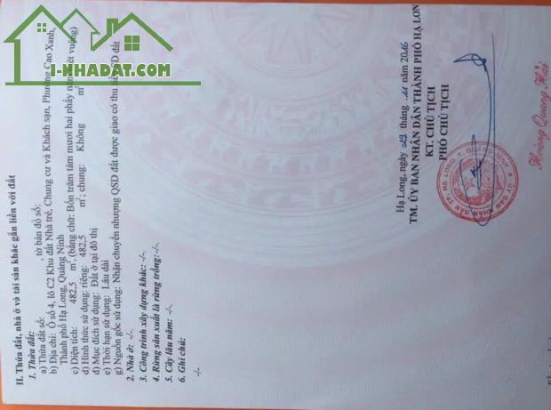 Bán Nhanh Lô  Đất  Mặt Đường Chính 31m  TRẦN Thái Tông,  Phường Cao Xanh, TP Hạ Long.