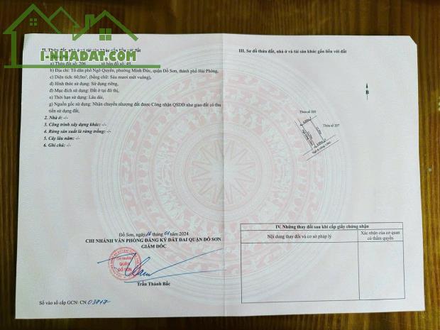 Bán đất Minh Đức - Đồ Sơn - Hải Phòng - 1