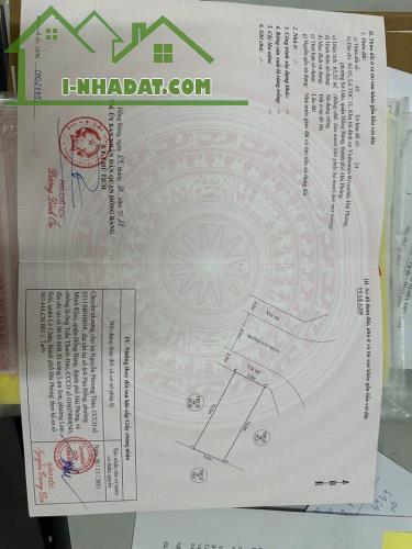 Chính chủ cần bán Nhanh Lô Đất Tại khu TĐC Vinhome cầu Bính - Hồng Bàng – Hải Phòng.