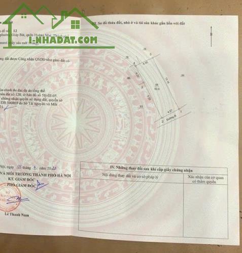 bán nhàHoàng Mai 61m Giáp Bát, gần ô tô, trường học, đủ PCCC - 4