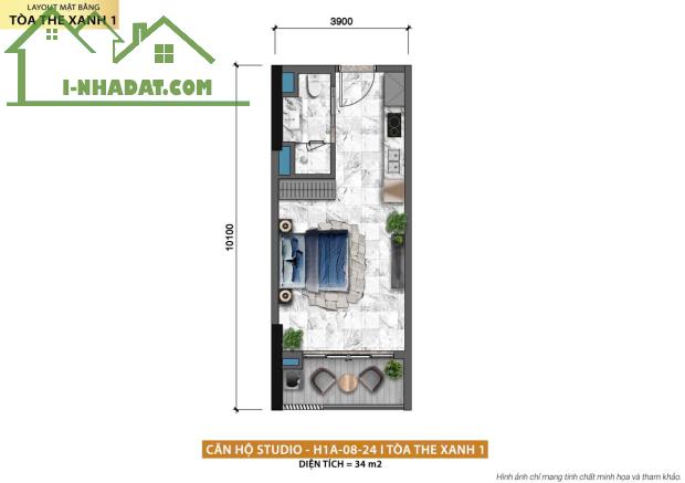Em Hương cần bán gấp căn Studio view nhìn ra Vịnh. giá 1,8 tỷ