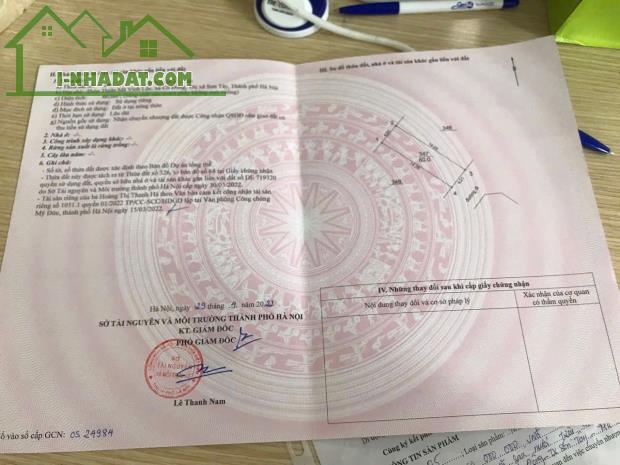 Bán đất xã Cổ Đông Sơn Tây , gần trường Sĩ Quan Lục Quân , giá rẻ - 1