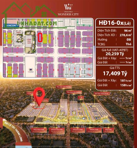 Căn HĐ16-0x - Vị Trí Đắc Địa, Đối Diện Dãy Căn Hoàn Thiện, Tiềm Năng Sinh Lời Vượt Trội