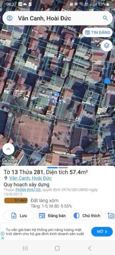 Bán Nhà Dân Xây Vân Canh Hoài Đức, 57m2 Mặt Tiền 5.55m Cách 2 nhà ra trục chính đường ôtô. - 3