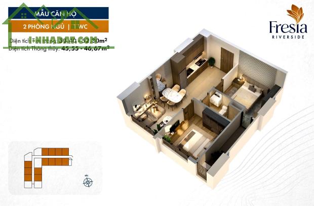 Xuất hiện căn hộ view sông ngay giữa lòng trung tâm TP Biên Hòa