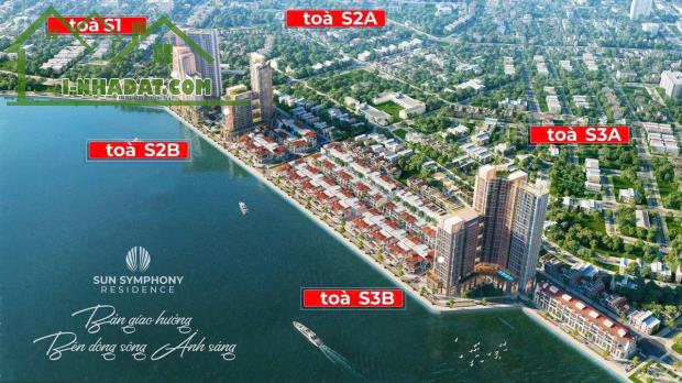 Căn tòa S3 DT 59.6m2 (1pn + 1) view về thành phố, sông Hàn và pháo hoa - Sun Symphony - 4