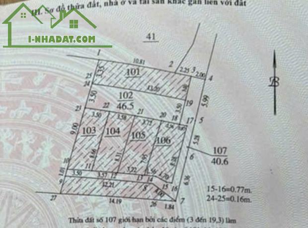 54m2 ĐẤT THỔ CƯ KIM CHUNG HOÀI ĐỨC DIỆN TÍCH NHỎ XINH GIÁ ĐẦU TƯ. - 2