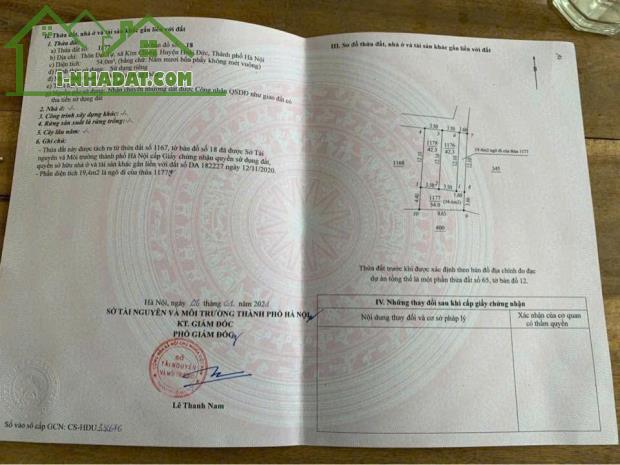 54m2 ĐẤT THỔ CƯ KIM CHUNG HOÀI ĐỨC DIỆN TÍCH NHỎ XINH GIÁ ĐẦU TƯ. - 3