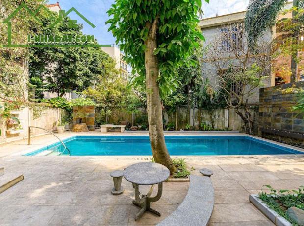 Cho Thuê Biệt Thự Sân Vườn,Bể Bơi tại NGỌC THỤY ,dt 500m giá 87tr - 4