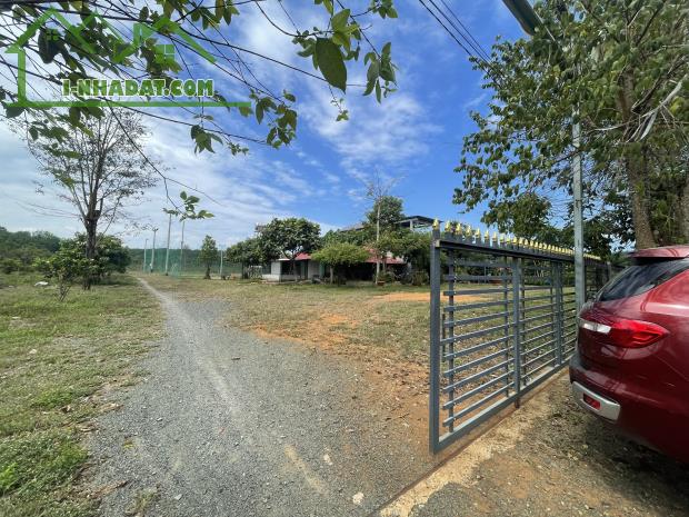 Bán lô gốc MT (1.200m2) full SHR, giá 450 triệu sát KCN, trường chợ, trung tâm sầm uất nhấ