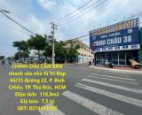 CHÍNH CHỦ CẦN BÁN nhanh căn nhà Vị Trí Đẹp 44/13 đường 22, P. Bình CHiểu, TP. Thủ Đức, HCM