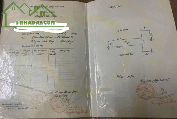 Bán đất Thanh Sơn - Kiến Thụy - Hải Phòng
