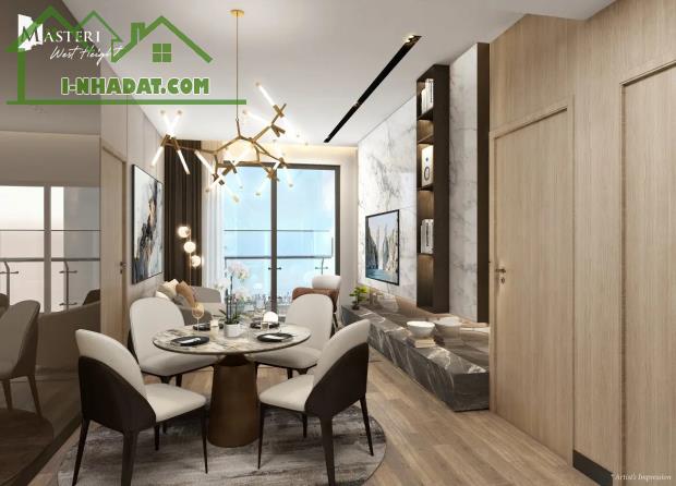 Masteri West Hight - 2PN 62m2 Bếp Giấu - Sẵn Sổ Giao Dịch Ngay Chỉ 4 Tỷ 8 TL