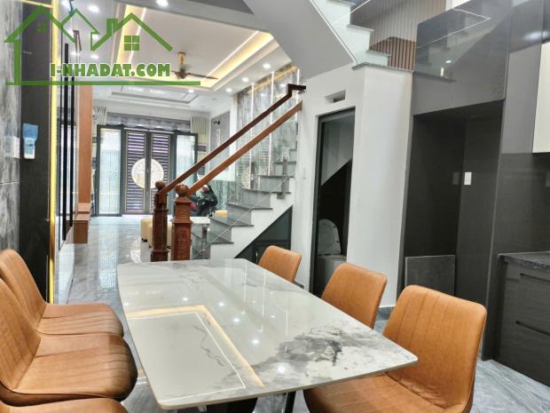 Bình Tân,Nhà Mới 4 tầng 68m2, mặt tiền kinh doanh, gần chợ Gò xoài,giá rẻ. - 2