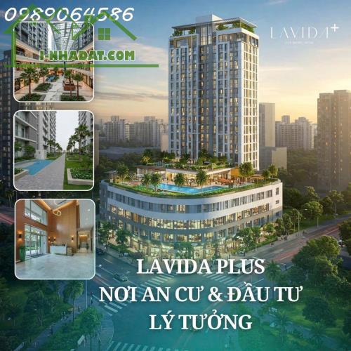 Lavida Plus view sông Phú Mỹ Hưng Officetel 39m2 chỉ trả 660trd cho vay 70% miễn lãi 18