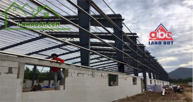 xưởng sản xuất với diện tích cho thuê linh hoạt, kết cấu kiên cố hiện đại, bàn giao liền - 1