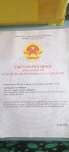 BÁN NHÀ ĐẤT  MẶT PHỐ THẠNH XUÂN 62, Q.12, HCM - 76 M2, 1,.8 TỸ