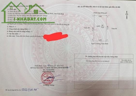 ⭐Chính chủ bán lô đất đẹp như mơ KĐT Nam Bình, TP.Hoa Lư, Ninh Bình, 0949123388 - 3