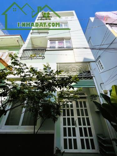 BÁN NHÀ LÊ VĂN SỸ QUẬN PHÚ NHUẬN, 5 TẦNG, 4 PHÒNG NGỦ, DT 60m2 (5x12), HẺM 4m THẲNG TRỤC.