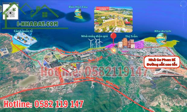Nhanh tay sở hữu ngay đất nền Phước Thể Tuy Phong Bình Thuận giá chỉ từ 6tr/m2