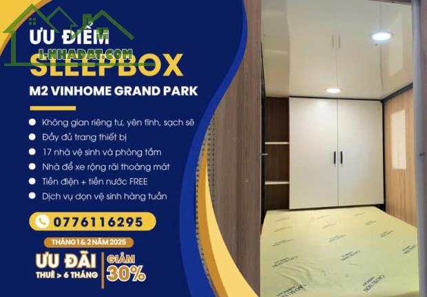 SLEEPBOX/ HỘP NGỦ/ DORM/ TRỌ/ KTX/ KÝ TÚC XÁ CAO CẤP CHO NGƯỜI ĐỘC THÂN KHAI TRƯƠNG TRONG - 3