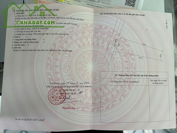 Đất nền Sổ đỏ ven biển Bình Thuận giá chỉ từ 1 tỷ. LH: 0398027712 - 3