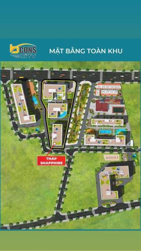 TT 450tr nhận nhà- Green Topaz- 2PN2WC- Bcons City- đường Thống Nhất- giá chỉ 1.850 tỷ - 2
