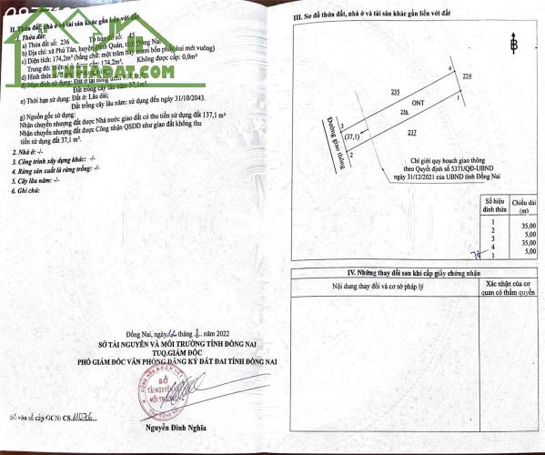 Giá siêu hời 820 triệu đã sở hữu ngay lô đất nền tại Phú Tân, Định Quán, Đồng Nai - 1
