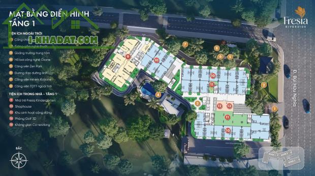 Căn hộ Fresia Riverside Tân Vạn, Biên Hòa. Giá F0 từ CĐT - 3