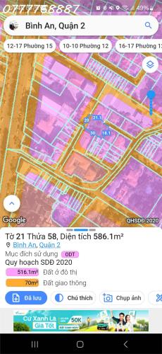 Bán đất Biệt thự 2MT đường 567m2 - ngay Trần Não, Q2 hợp xây Biệt thự - 1