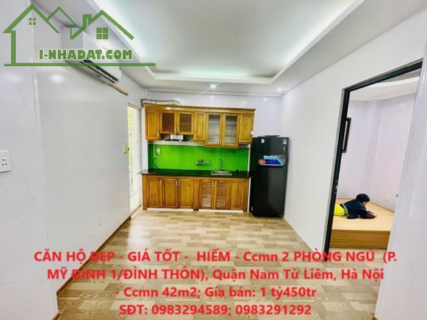 CĂN HỘ ĐẸP - GIÁ TỐT -  HIẾM - Ccmn 2 PHÒNG NGỦ  (P. MỸ ĐÌNH 1/ĐÌNH THÔN), Quận Nam Từ