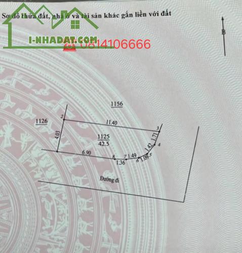 ĐẤT ĐẸP CẠNH NHỔN,LÔ GÓC, KD, XE TẢI, GIÁ 5.1 - 2