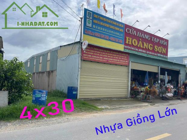 chỉ 2.1 tỷ đất shr 4x30 Mặt tiền nhựa Giồng lớn ngay ngã tư ĐỒNG GÒ - 1