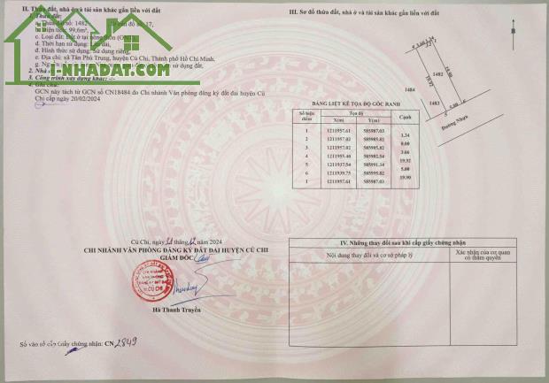 Bán lô đất đẹp view công viên KDC tân phú trung 100m2 full thổ cư giá chỉ 880tr tt 40% - 5